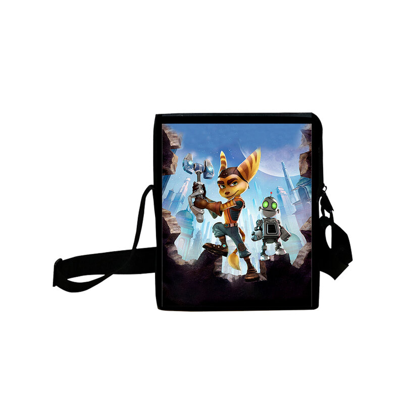 Ratchet & Clank Game 2023 New Bag Fashion Daypack Oxford Cloth Satchel Bag Unisex Bag