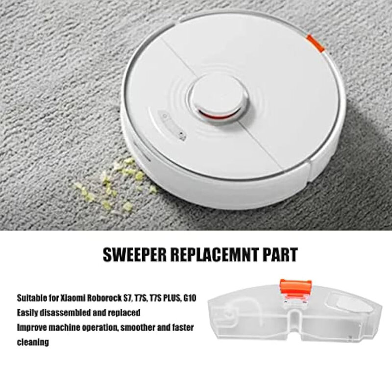 Replacement Water Tank bin Box For Xiaomi Roborock S7 S70 S75 Vacuum Cleaner Part Water Box Electronically Controlled