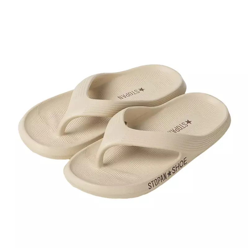 Men's Summer New Casual Light Flip Flops Soft Bottom Resistant EVA Non-slip Clip Sandals Beach Slippers Waterproof Silent Indoor