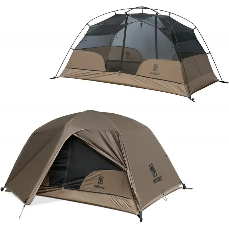 OneTigris COSMITTO 2 osoby namiot na wędrówki z plecakiem-wolnostojący lekki wodoodporny 3-sezonowy namiot kempingowy do wędrówek na świeżym powietrzu