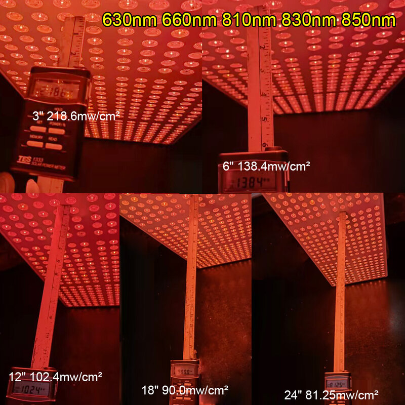 เตียงแผงบำบัดแสงสีแดง660nm ทั้งหมด850nm มืออาชีพสำหรับขายใกล้อินฟราเรดจับเวลาแบบสัมผัสพร้อมรีโมทโคมไฟดักแมลงห้องอาบแดด