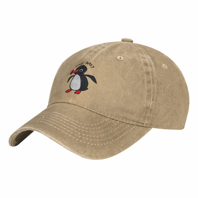 Noot เบสบอลหมวกผู้ชายหมวกผู้หญิง Visor ป้องกัน Snapback Pingu Pinga เพนกวินทีวีหมวก
