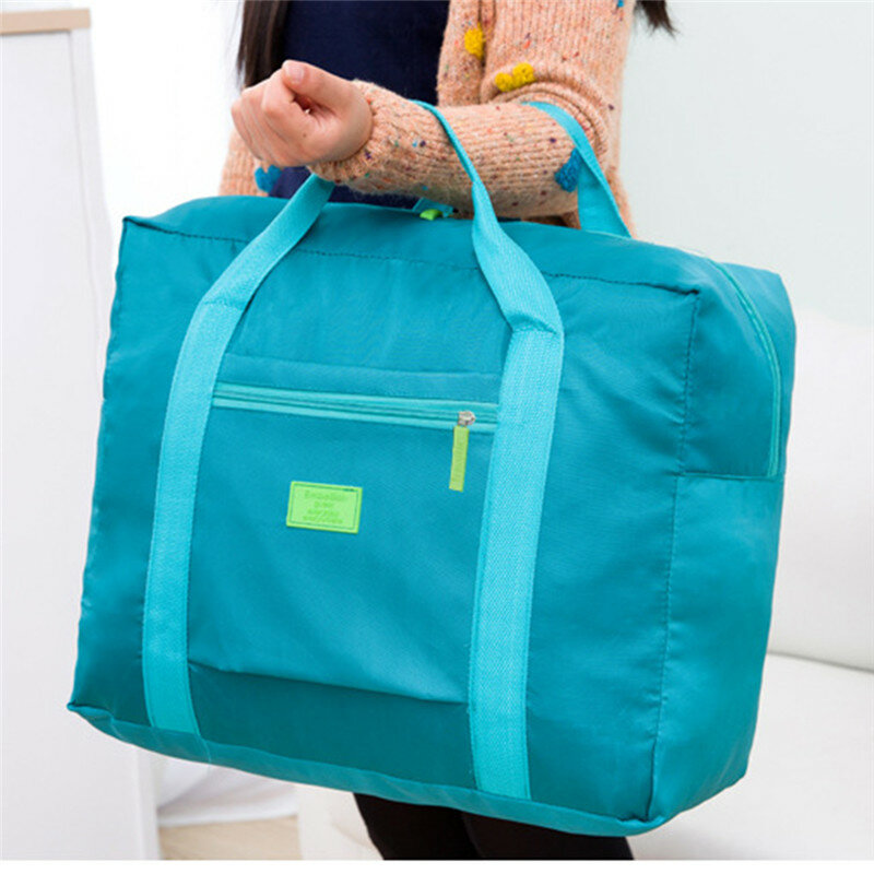 Tragbare Reisetaschen falten Unisex große Kapazität Tasche Frauen Kapazität Handgepäck Geschäfts reise Reisetaschen wasserdicht