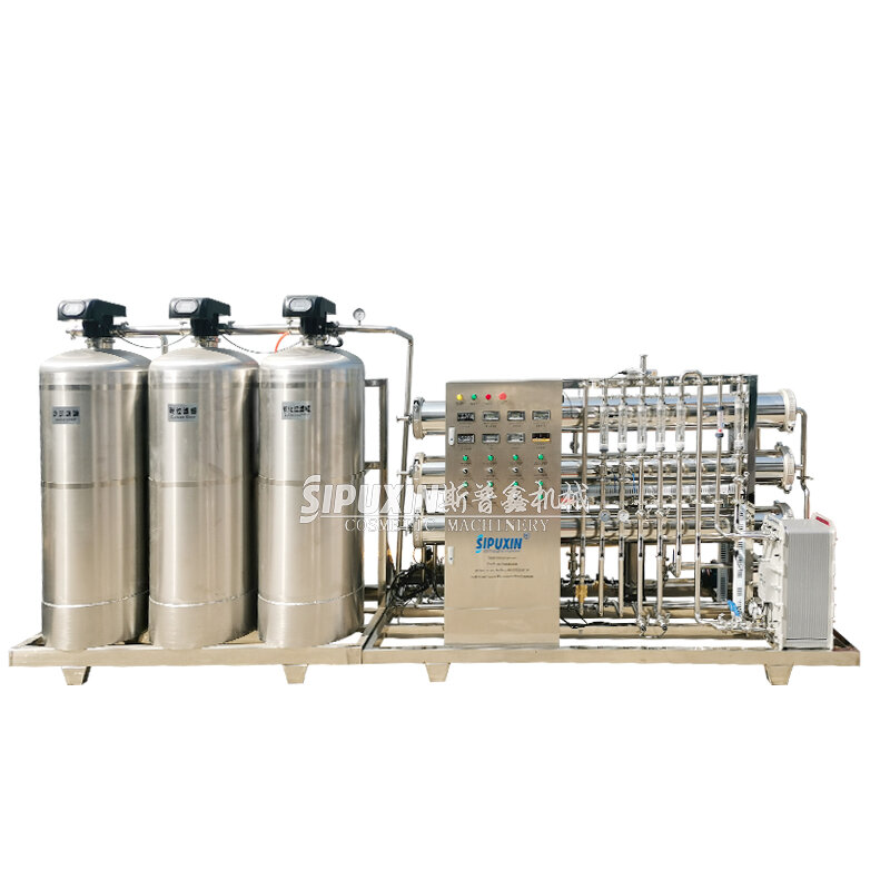 Purificador de água potável automático do sistema do tratamento da água, Ro secundário do aço inoxidável, 2000L por H