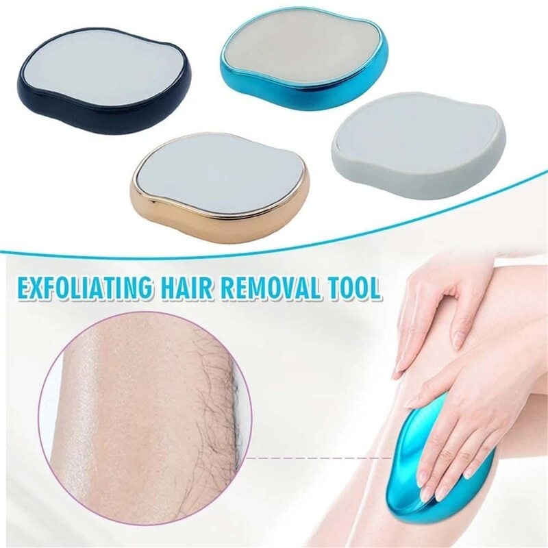 Painless Hair Removal Bleame Crystal Hair Eraser Reusable Physical Hair Remover Glass Safety Epilator Hair Depilation