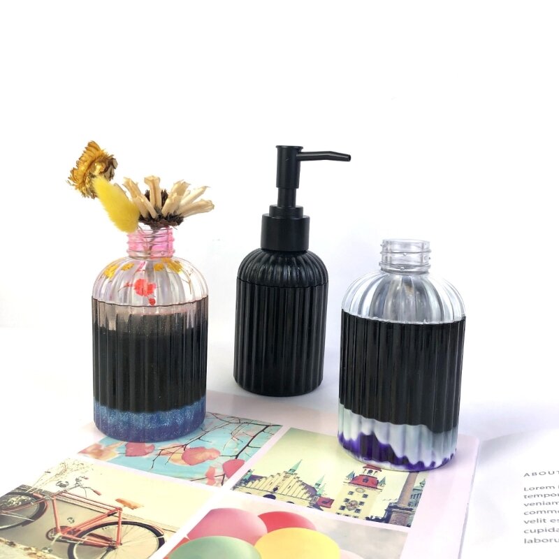 Cetakan Pot Bunga Penanam DIY Cetakan Botol Tangan Perlengkapan Pembuatan Tangan Cetakan Penetes Kristal Sempurna untuk DIY