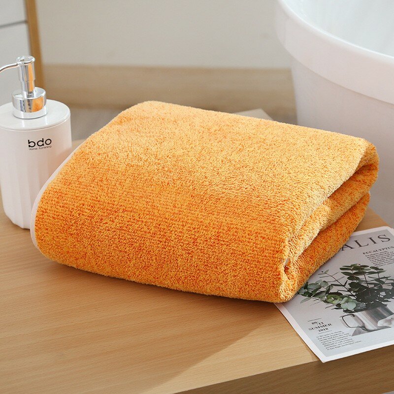Asciugamano da bagno in velluto corallo carbone di bambù 70x140cm per set di asciugamani da bagno per uso domestico in fibra di carbonio assorbente morbido per adulti