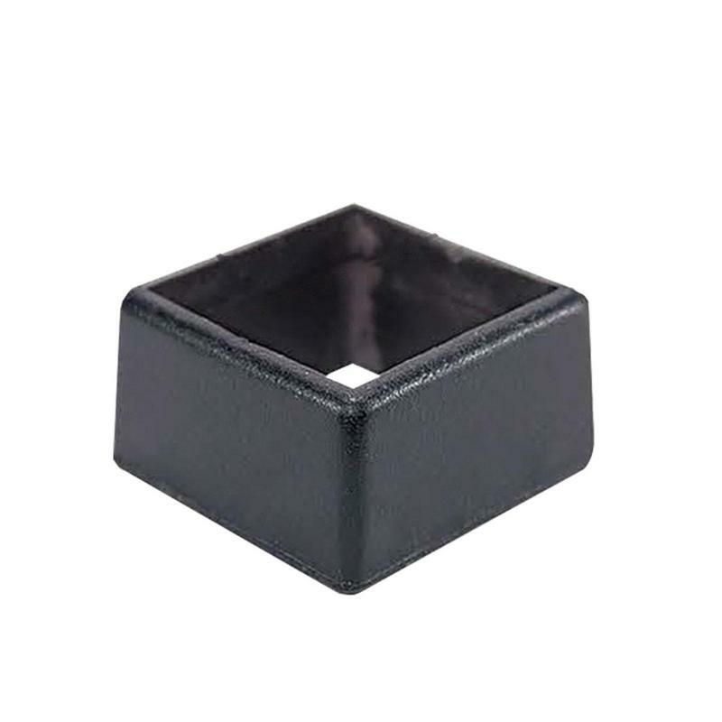 Tubing PP/PE Plugs Square End Caps Hollow Sliding Sleeve In Square Tube Black End Caps For Metal Tubing Hardware Plugs
