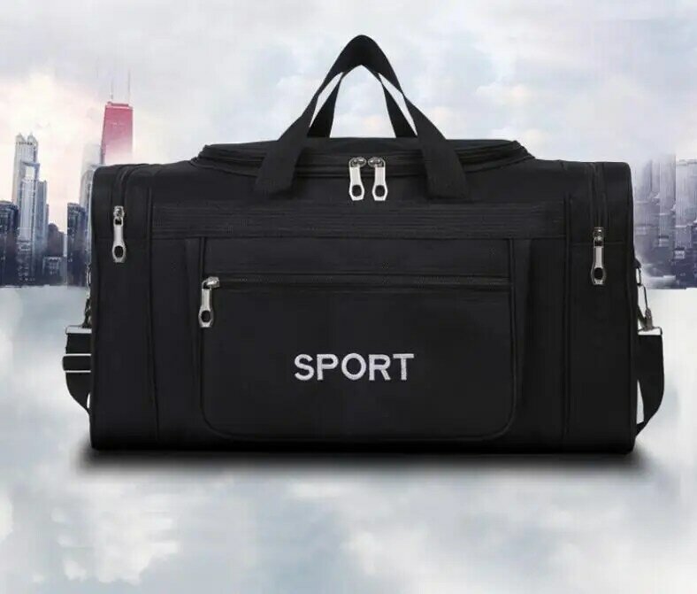 Grande Capacidade portátil Travel Bag, Outdoor Carry Bagagem Bolsa, Weekend prático Duffle Bag, Weekend Bag