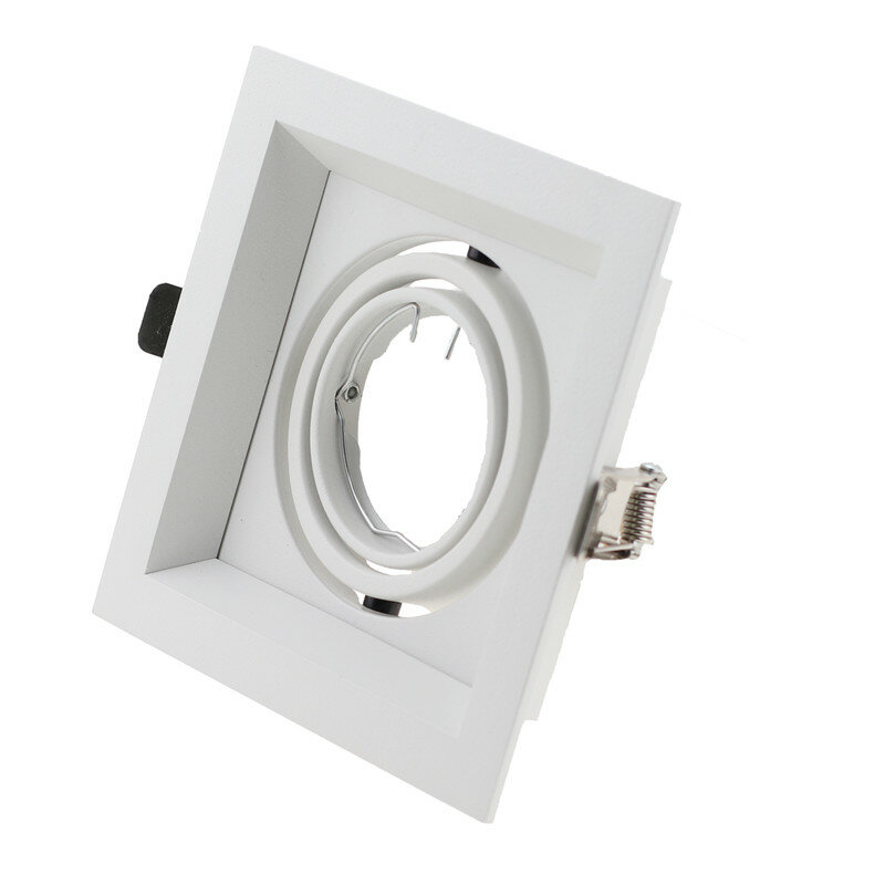 Регулируемый квадратный MR16 GU10 рамка mr16 светильник светодиодный светильник вниз светильник светодиодный светильник для ванной комнаты