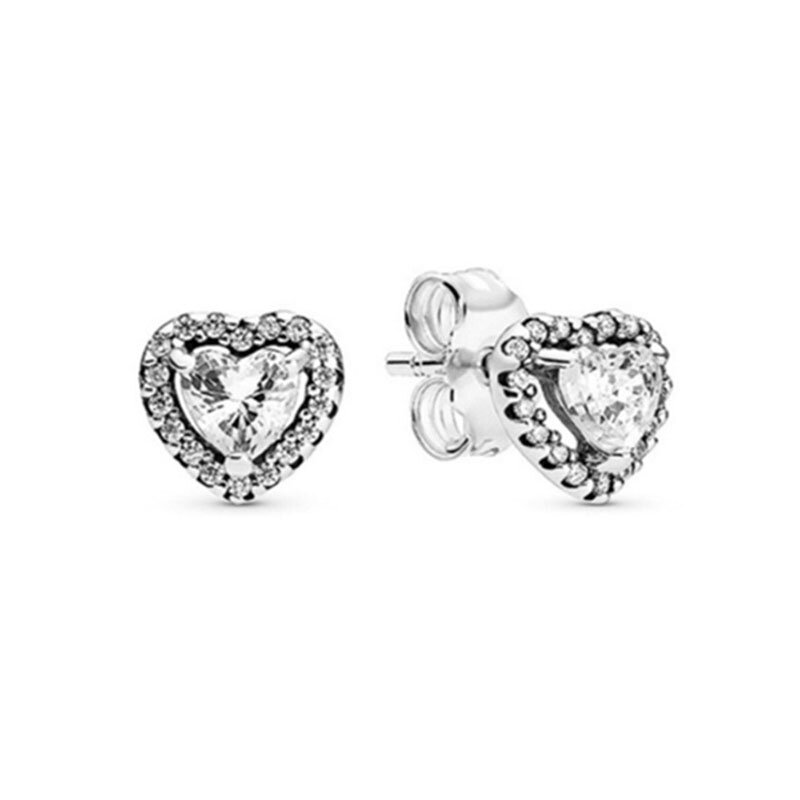 Serie roja de Navidad Apple Gift Dangle Charms Beads 925 Sterling Silver Plated Fit Original Heart Bracelet, joyería para mujer