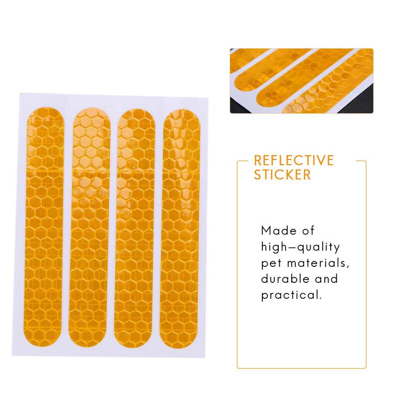 Front Rear Wheel Cover Protective Shell Reflective Sticker for Max G30 Scooter Accessories 4PCS, Yellow