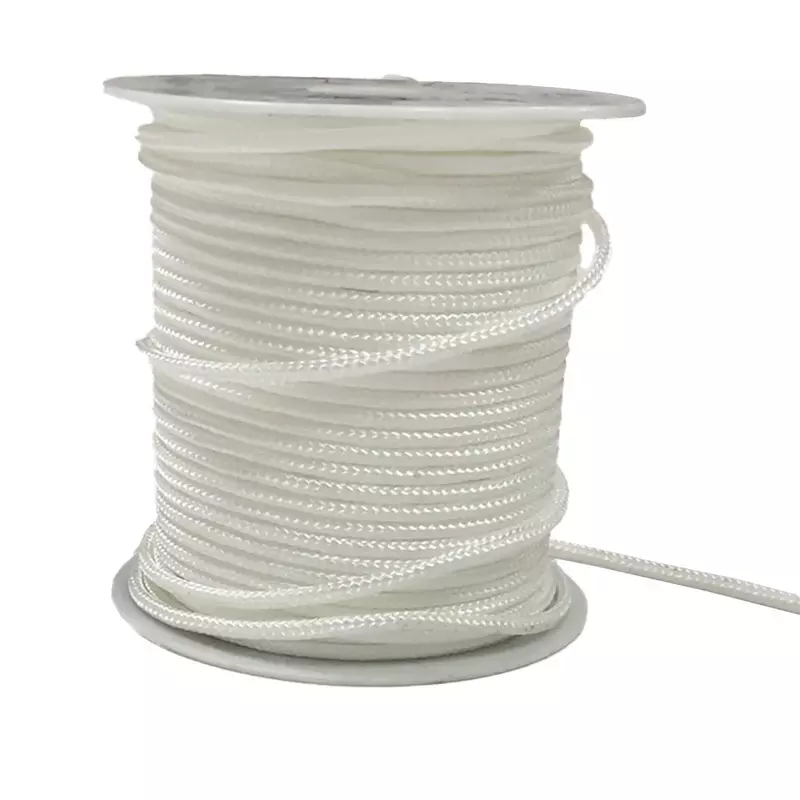 Cuerda de arranque para cortadora de césped, cable para motosierra, cortacésped, color blanco, 2,5/3/3, 5/4mm, 2,5mm/3mm/3,5mm/4mm