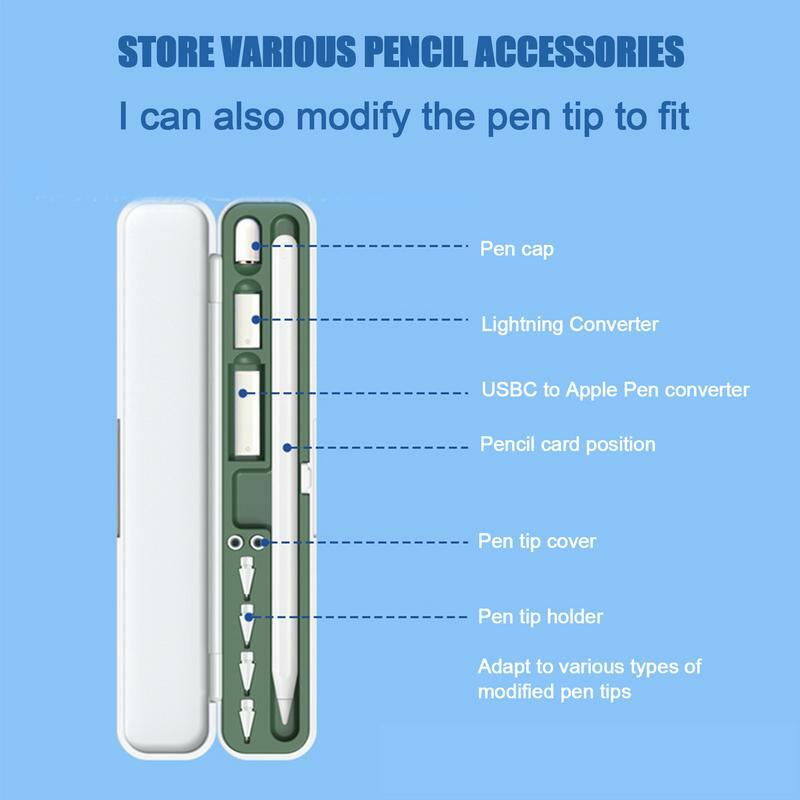 Estojo Stylus Pen, Capa para Apple Pencil, Tablet i-Pad, 1ª e 2ª Geração Stylus Pen Holder
