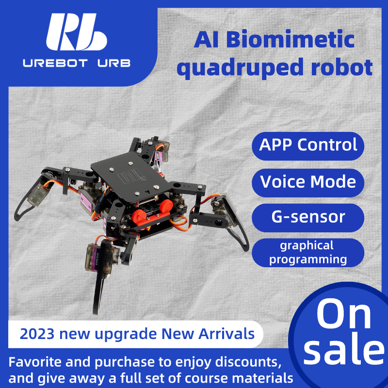 Brinquedo robô científico para arduino, Bionic Quadrupéd Spider Explorer Kit, Multi-função DIY Building Smart Toys