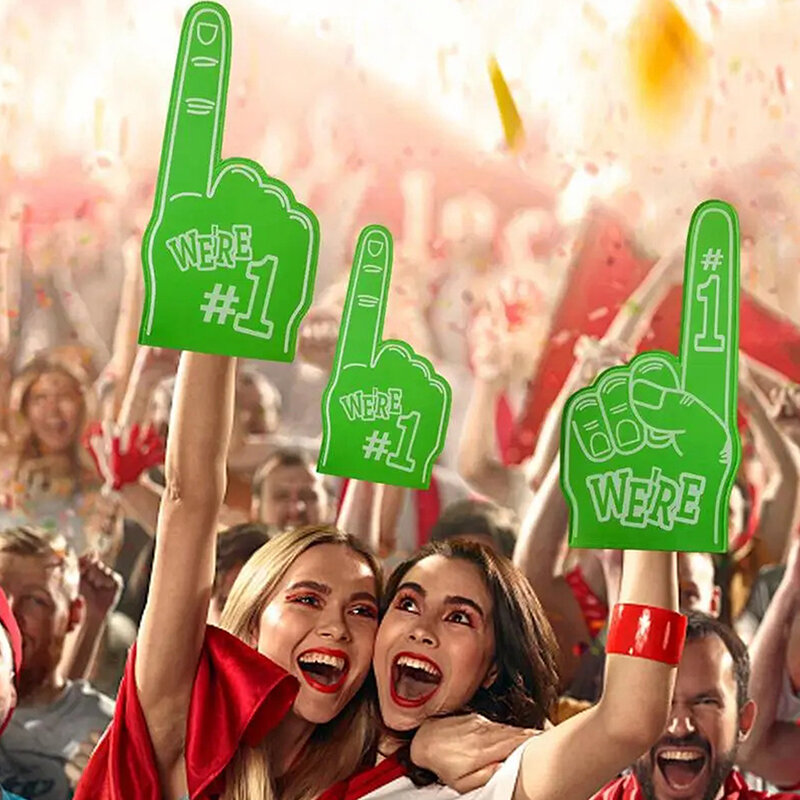 Universelle große Schäume Finger Cheerleading Requisiten Hand Sporte reignis Jubel Palm Party Requisiten Nummer 1 Schaum Fan Finger