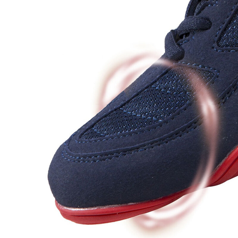 Profesjonalne obuwie antypoślizgowe do walki z odzież oddychająca buty bokserskie Unisex trening gimnastyczny antypoślizgowe buty zapaśnicze