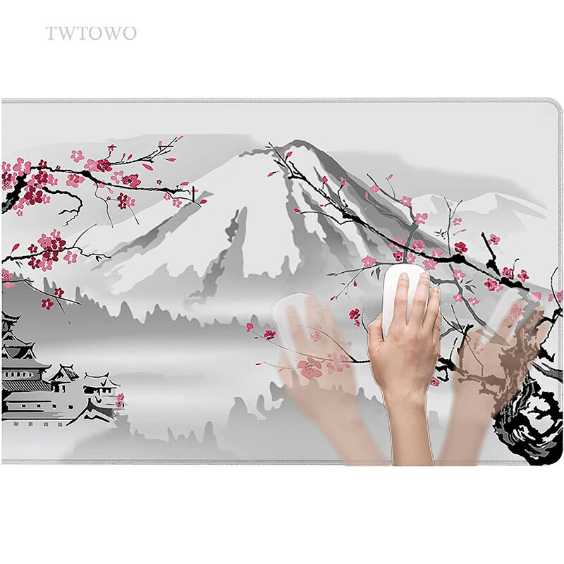 Sakura – tapis de souris japonais anti-glissant pour ordinateur portable et de bureau, tapis de jeu HD XL, nouvelle collection
