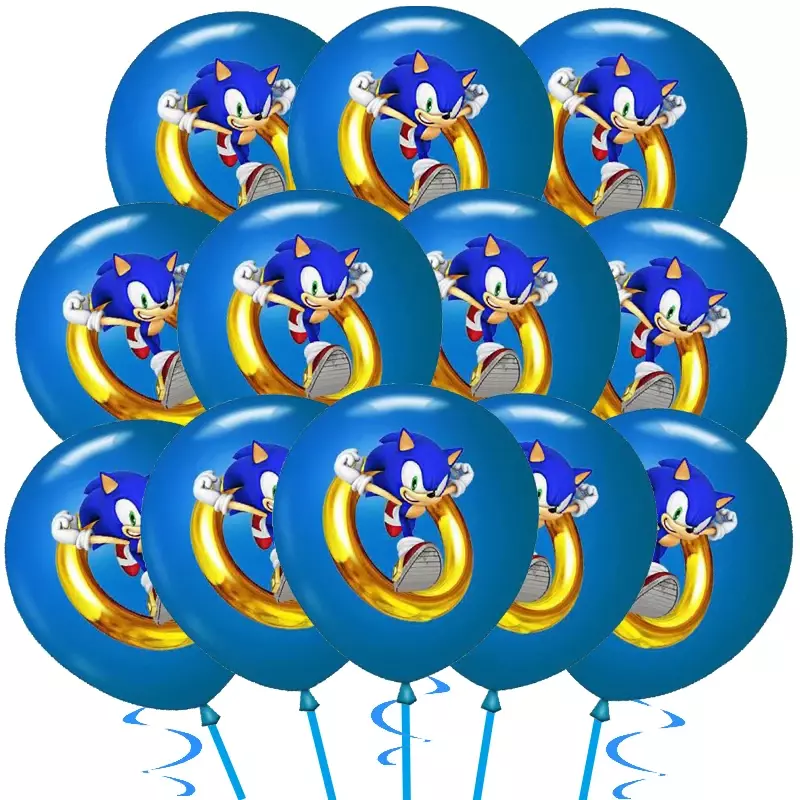 Sonic De Egel Feestartikelen Set Latex Ballonnen Kids Egel Sonische Verjaardagsdecoraties Globlos Baby Shower Decor Geschenken