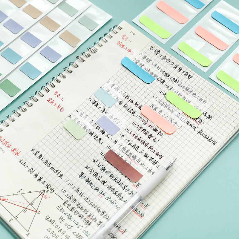 30/60/120/240Pcs Multicolor Sticky scrivibile trasparente riposizionabile Index Markers adesivi note di lettura cancelleria creativa