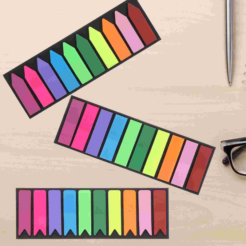 3 set segnalibri evidenziatori colorati evidenzia segnalibri strisce di lettura pratiche schede per segni di lettura