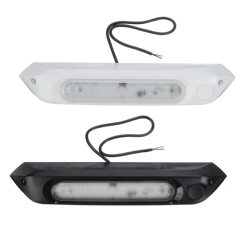 Lampa markizowa LED 12-28V SMD 8W wodoodporne oświetlenie ganku lampy wewnętrzne do samochód kempingowy przyczepy kempingowej