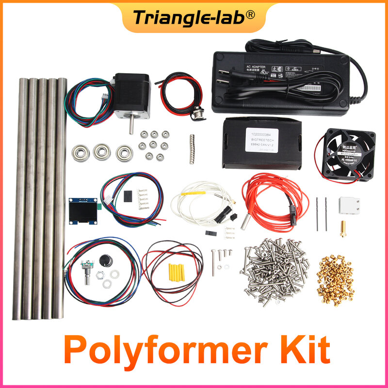 CTrianglelab Polyformer Kit Machine Turns PET Bottles into 3D Printer Filament / voron ender 3 cr10 BLV DRAGON RAPIDO DDB HOTEND