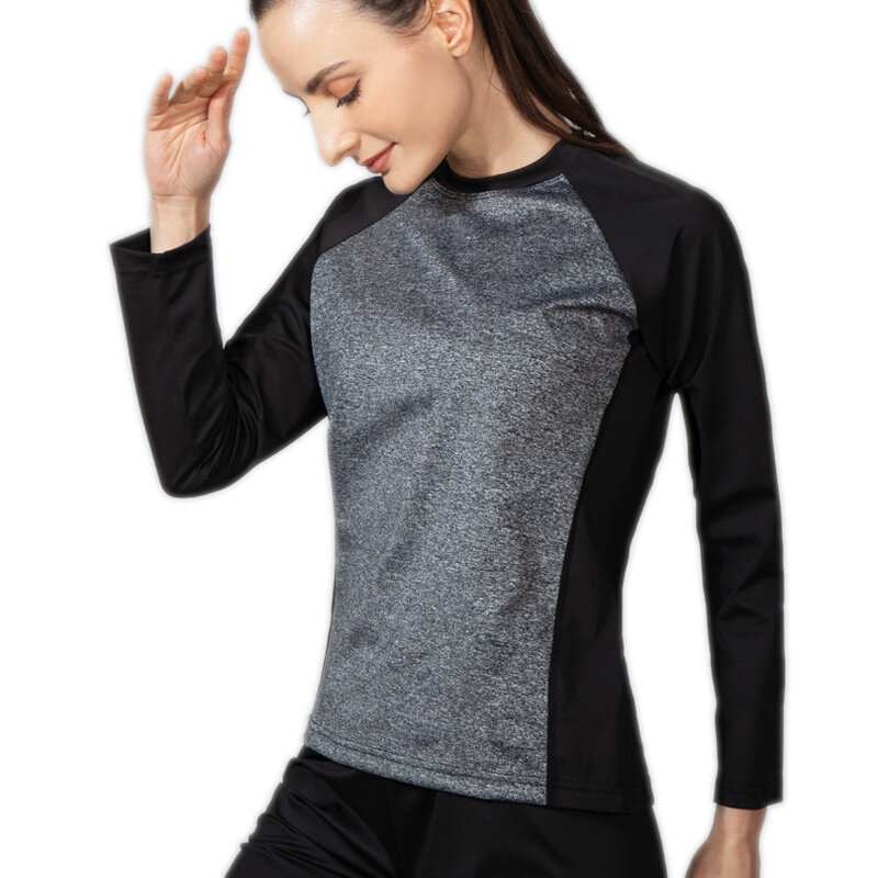 (S-5XL)Sauna Slimming Long Sleeved Shirt Running Yoga Fitness Sweat Jacket Body Shaper Women Waist Trainer Tops Sport Shapewear