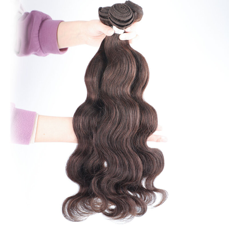 Ciało fala ludzkich włosów trzy wiązki podwójne pasma chińskie włosy tkania doczepy z włosów typu Remy 100g na pakiet