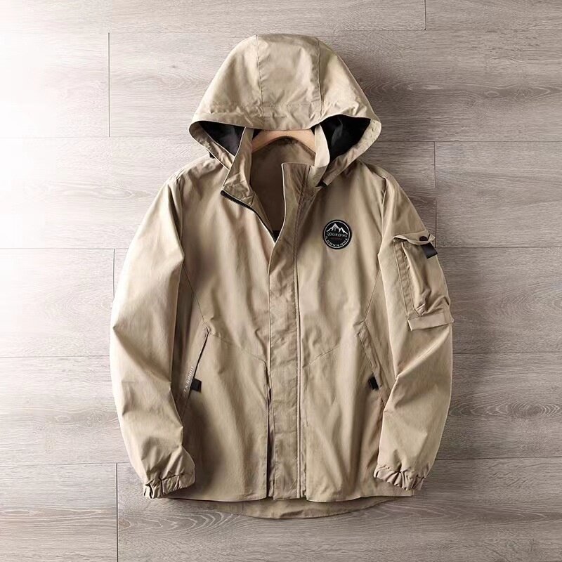 Custom Tactical Clothing Jackets for Men Withzipper Oversize Outdoor Cold Baseball Heating Camping Sport Windshield