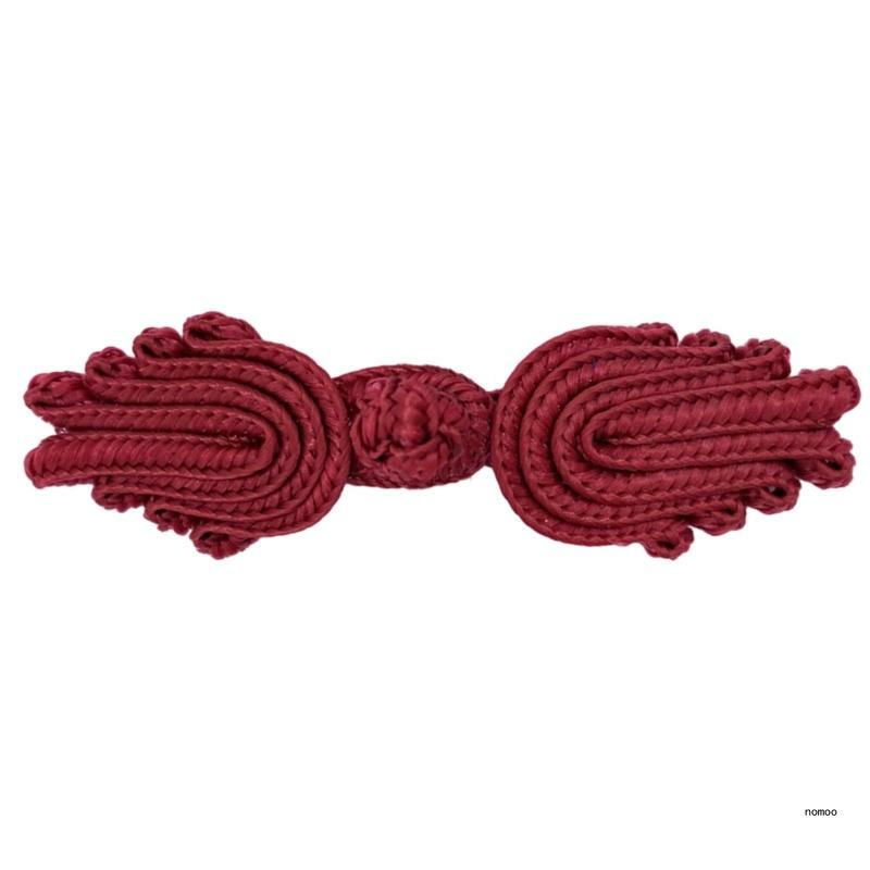Handmade Chinese Knot Button Layered Ribbon Fastener Costume DIY Craft