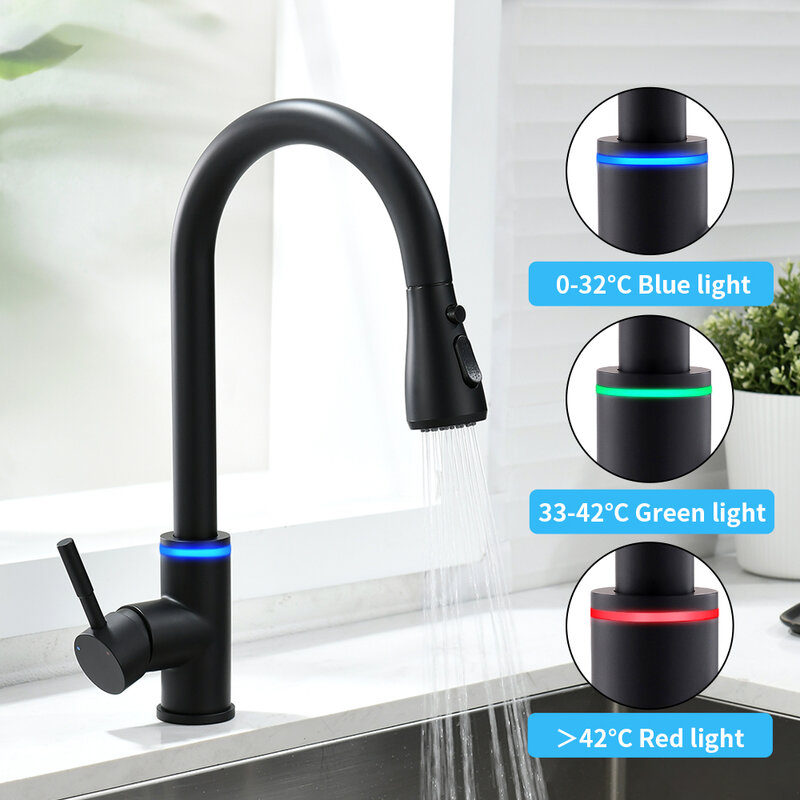 Smart Touch Küche Armaturen Kran Für Sensor Küche Wasserhahn Waschbecken Mixer Drehen Touch Wasserhahn Sensor Wasser Mischer