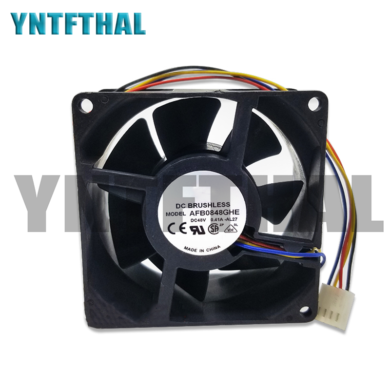AFB0848GHE 48V 0.41A 8038 8CM Four-wire PWM Cooling Fan