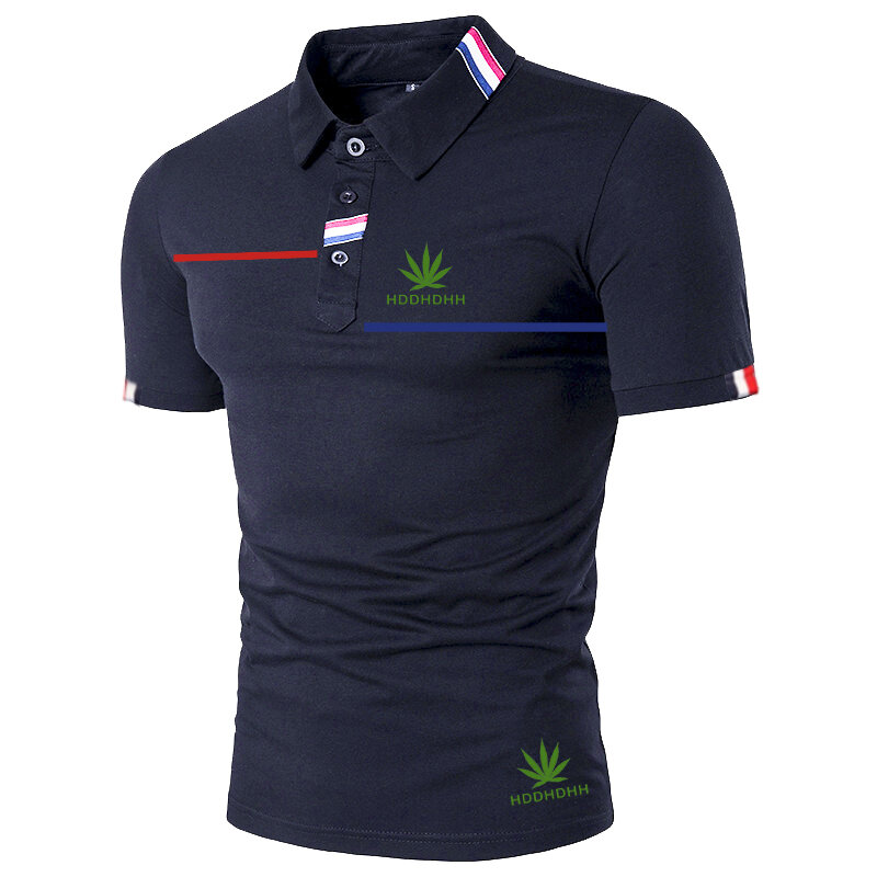 Koszulka Polo z nadrukiem hddhhh z krótkim rękawem nowa odzież letnie bluzki w stylu Casual