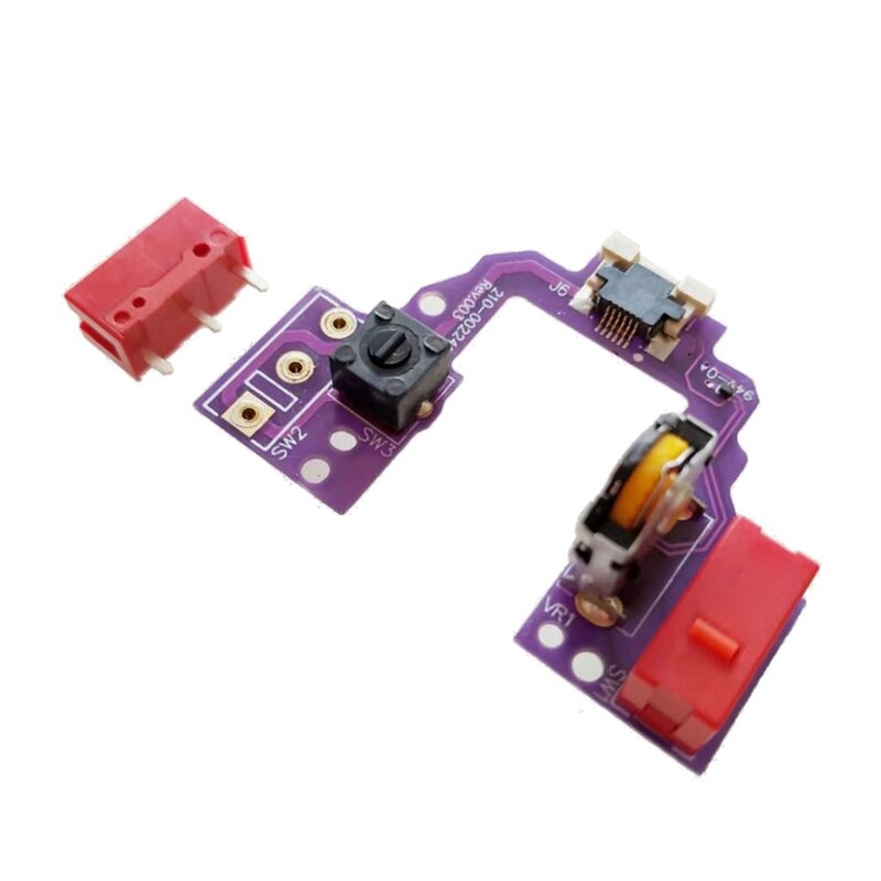 Placa PCB de intercambio en caliente para Logitech G Pro X, placa base sin soldadura de ratón superligero con codificador de ratón dorado