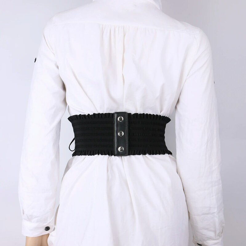 Кружевной эластичный Ретро ремень с пряжкой с язычком женский ремень с веревкой широкий многоразмерный ремень для женщин на рубашку платье корсет