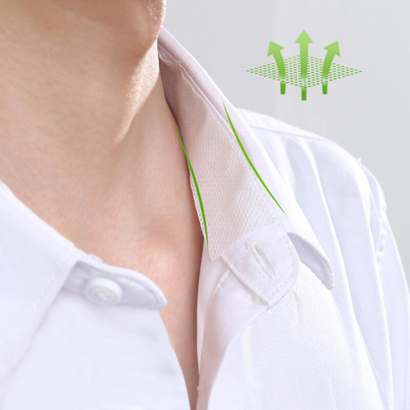 1 rotolo di nastro adesivo per lo Styling del colletto non ordito per la protezione del collo della camicia cuscinetti per la rimozione del sudore del colletto della camicia