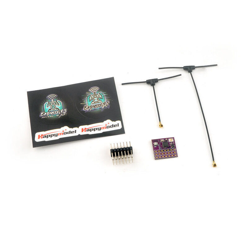 Happymodel ExpressLRS ELRS EPW6 TCXO 2.4GHz 6CH PWM Signal Receiver EPW5 Upgraded Suitable for FPV RC Fixed-wing Airplane