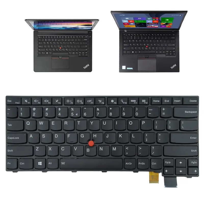 Wymiana klawiatury laptopa do układu Lenovo ThinkPad T460S T470S S2 2ND GEN 13 00 ur367 01 er881 US/BR/FR/KR/UK/PT/SP