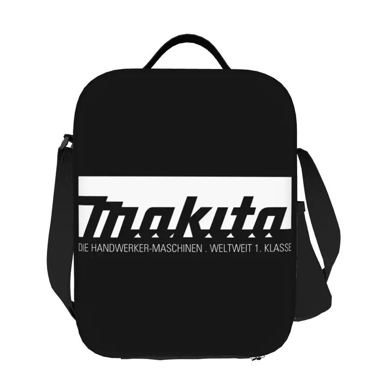 Makitas-Sacs à lunch isothermes thermiques pour femmes, fourre-tout réutilisable pour le travail, l'école, les voyages, boîte à bento multifonction