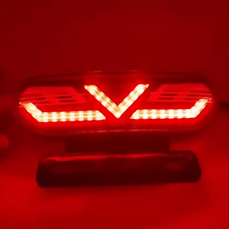 Luces traseras LED para motocicleta, luz de freno, ATV, señal de giro de parada, indicador de dirección, intermitente, 12V