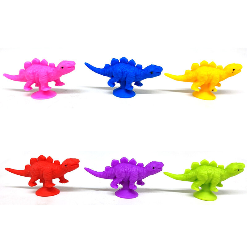 Niedliche Dinosaurier Squeeze Spielzeug Saugnapf Spielzeug lustige Stress abbau sensorische Spielzeug für Kinder Geburtstag Kindertag Geschenke