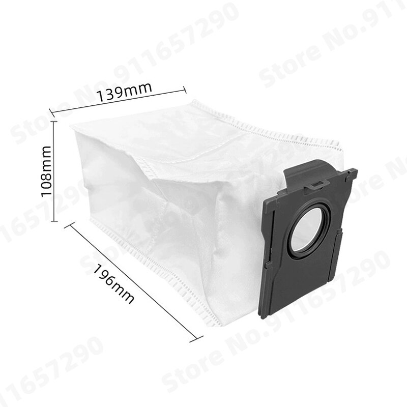 Almohadillas para mopa de filtro HEPA, accesorios de repuesto para bolsas de polvo, cepillo lateral principal, Compatible con Dreame X30 Ultra / X30 Pro