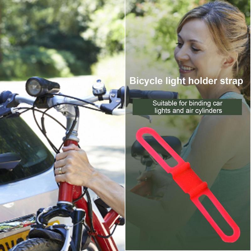 Bike Lights Straps Phone Fixing Band For Bicycle Multipurpose Cycling Accessory For Electric Vehicle Motorcycle Mountain Bike