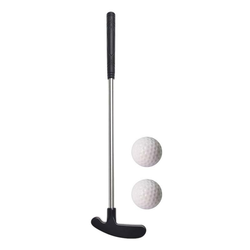 Mini Putter de Golf con cabeza de aleación de Zinc, palos de Golf portátiles, Putter de 2 vías, accesorios de Mini Golf antioxidantes