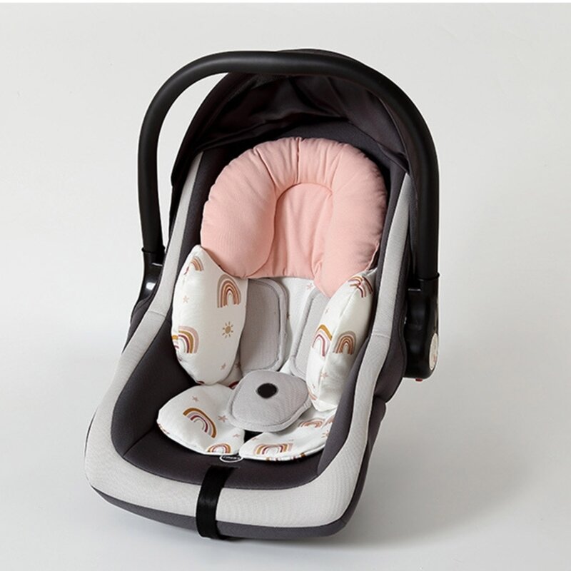 Almofada para carrinho bebê, conforto, fácil limpar, adequada para viagens felizes p31b