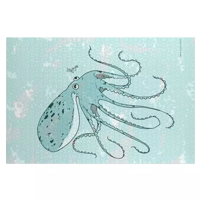Octopus and friend Jigsaw Puzzle regalo personalizzato Jigsaw Pieces Puzzle per adulti