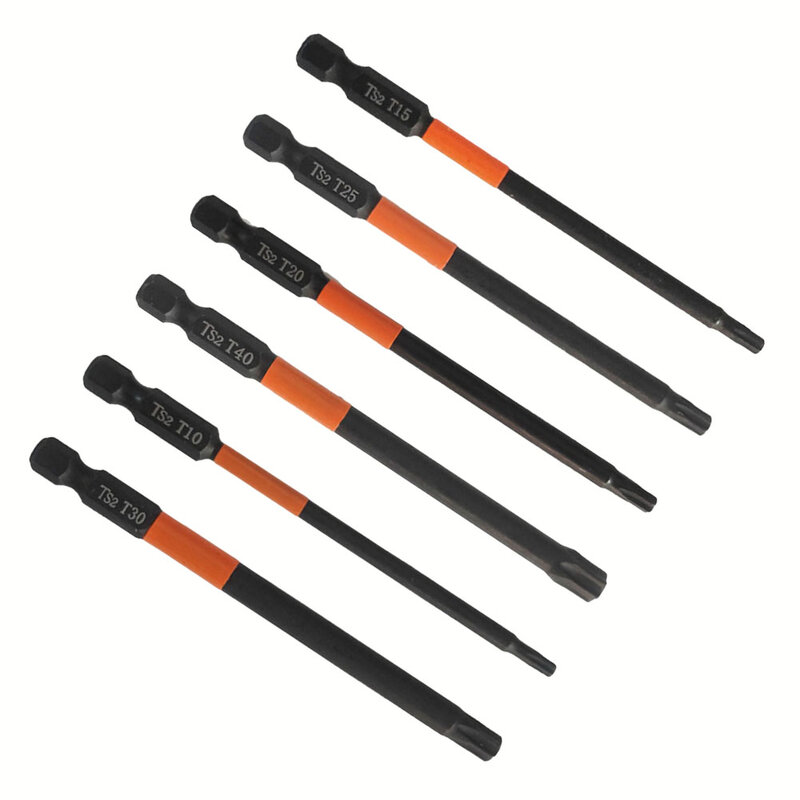 Magnetic Torx Screwdriver Bits  100mm 1PC 14 Inch Hex Head Drill Bit  Durable and Practical  Suitable for Electric Screwdrivers