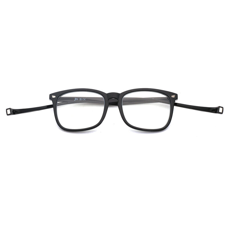 JM Magnet Anti Blue Light occhiali da lettura uomo donna Square Diopter Magnifier occhiali da presbite + 1 a + 4