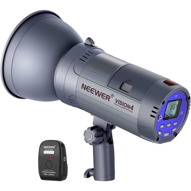 Neewer-Vision 4 Outdoor Studio Flash, Strobe Li-ion Battery, alimentado sem fio Monolight, 2.4G Wireless Trigger, 1000 completa, 300W